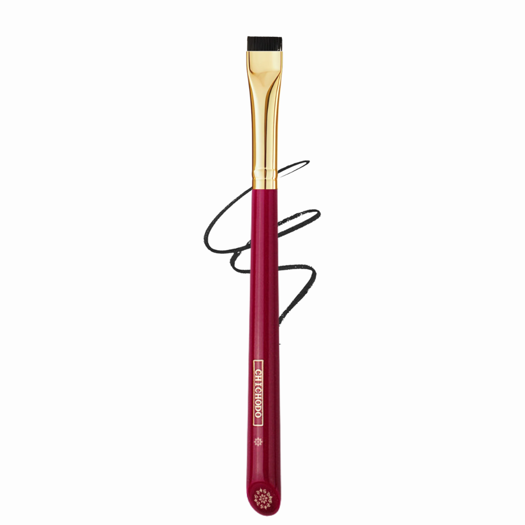 Cọ kẻ liner/vẽ bọng mắt/tém chân mày/viền môi CHICHODO Flat Definer C123